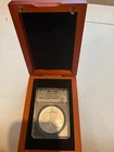 2009 $1 AMERICAN SILVER EAGLE ANACS MS70 FIRST DAY OF ISSUE FDI LABEL. 1st 500