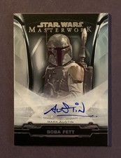 2019 Star Wars Masterwork Autographs Boba Fett (Mark Austin) Rainbow Foil 47/50