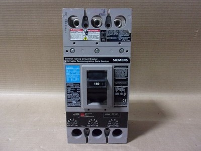 ITE SIEMENS FD FXD FXD63B150 3 POLE 150 AMP BLACK CIRCUIT BREAKER flaw 24 AK