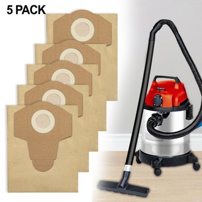 Pack Contains Five Units Of Compatible Vacuum Cleaner Bags For Einhells