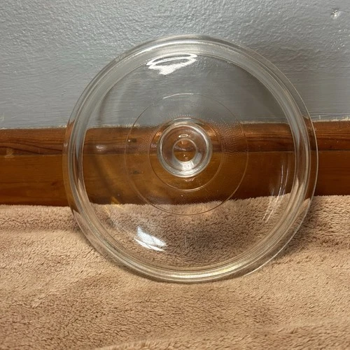 Pyrex Clear Glass Replacement Round Lid Only 6.5”