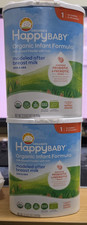 2 X Happy Baby Organic Infant Formula Stage 1, 0 12 Months, Milk Based, Exp 8/26