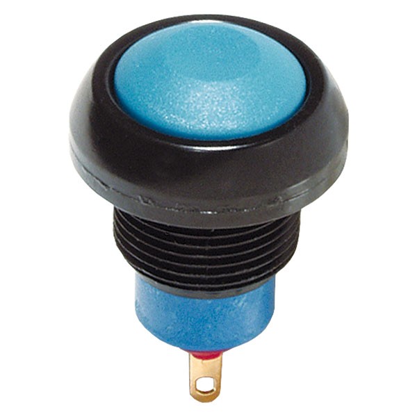 APEM Round Pushbutton Black IP67 250VAC