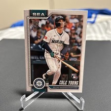 2026 Topps Series 1 - Cole Young #129 RC - Seattle Mariners