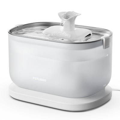 Cat Water Fountain 2.5L Stainless Steel Wireless Pump Ultra Quiet PETLIBRO Tray