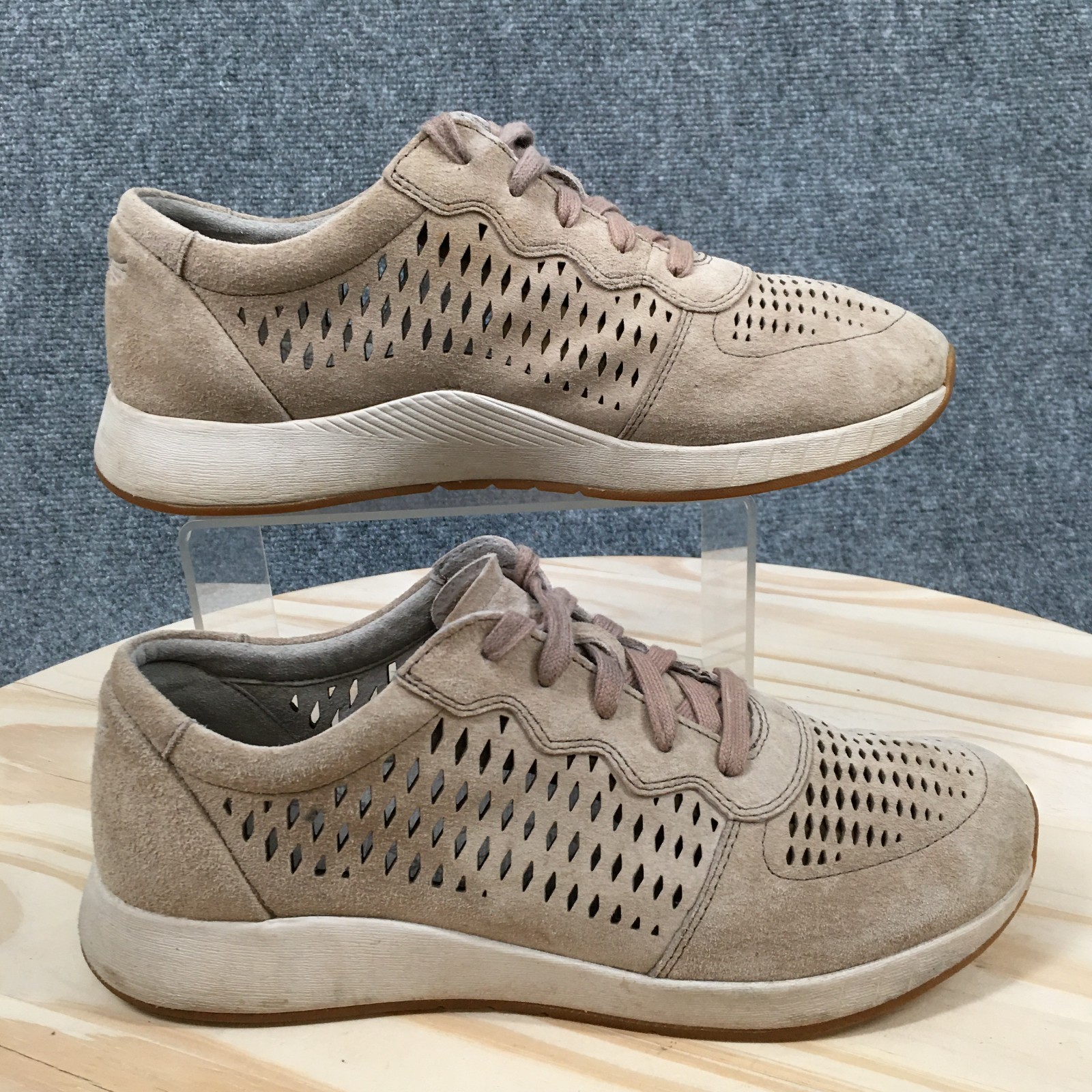 Lace Up Comfort Brown Leather
