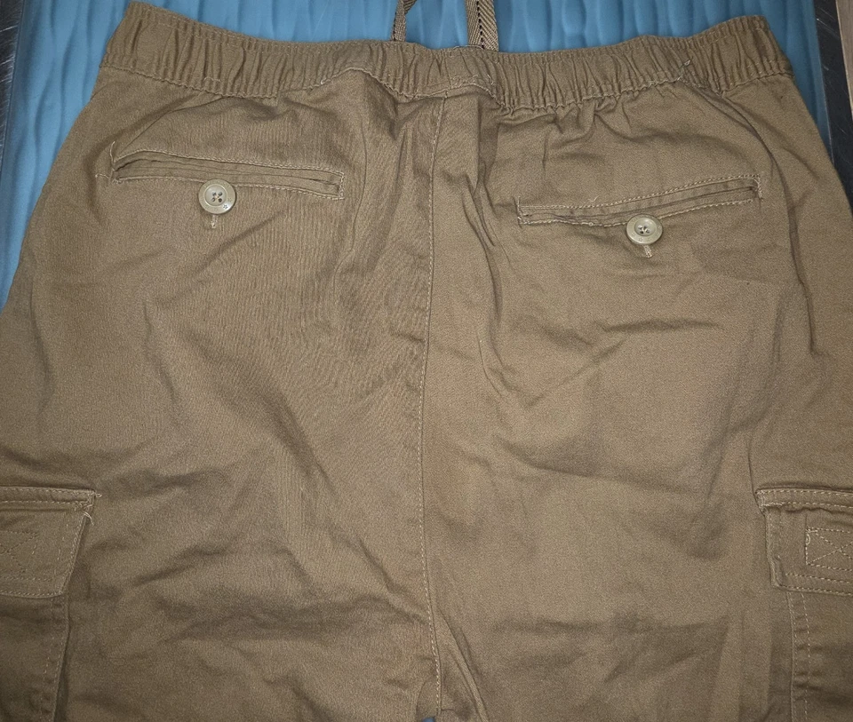 Galaxy Harvic Jogger Pants Men's XL Brown Flex Stretch - Image 4 of 4