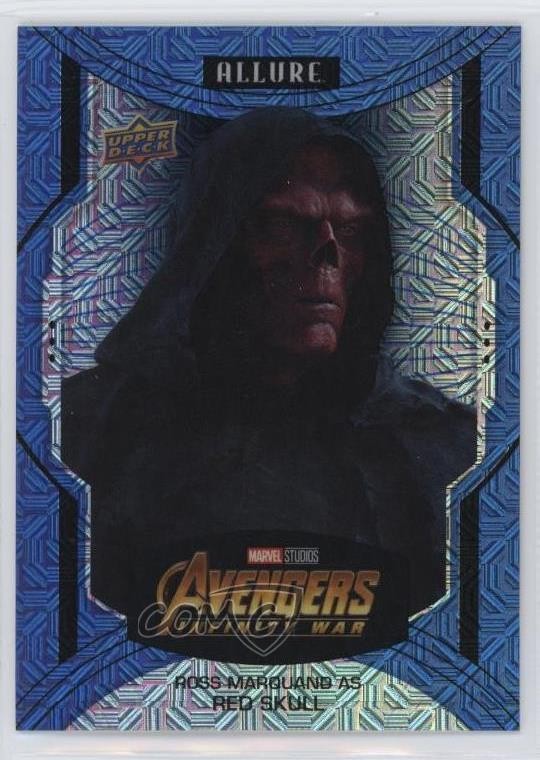 2022 Marvel Allure High Series Blue Line 15/35 Red Skull Ross Marquand #118
