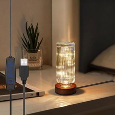 Small Nightlight for Bedroom - Bedside Table Lamps for Nightstand,LED Dimmabl...