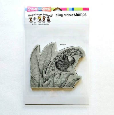 LILY OF THE VALLEY House Mouse Rubber Stamp HMCW13 Stampendous Flower um246