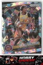 2025 Panini Prizm WNBA #118 Rickea Jackson Ice Prizms