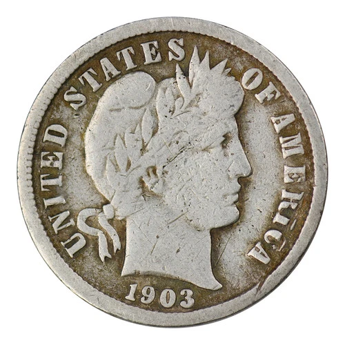 1903-S Barber Dime — photo from another recent sale