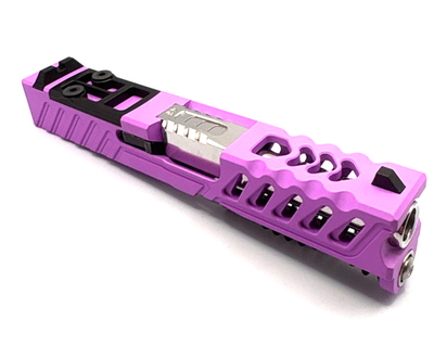 HTA Venom Glock 43/43X Purple Gen3 Slide RMSc Cut Ported Barrel