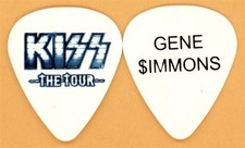 KISS Gene Simmons Vintage Guitar Pick - 2012 The Tour - Version 2