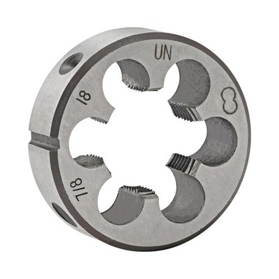 UN Round Die 7/8-18 Right Hand Machine Threading Tool High Speed Steel RH