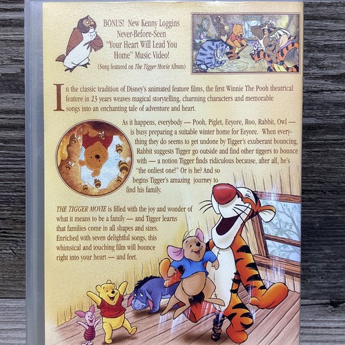 Tigger Movie & Winnie The Pooh and Christmas Too VHS Childrens Movies Rated G - Picture 7 of 12