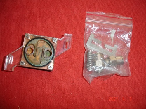 vintage Northbridge/gpu chipset waterblock :Aquacomputer with quick couplings - 第 1/6 張圖片