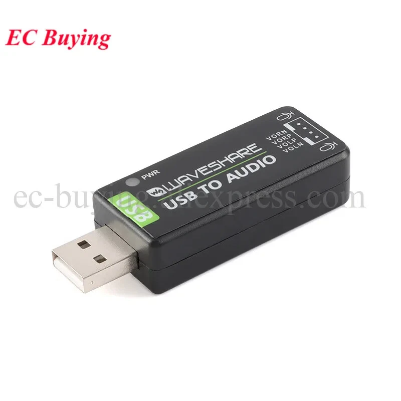 USB Audio Soundkarte Modul für Raspberry Pi 3B+/4B mit Mikrofon/Lautsprecher - Bild 3 von 4