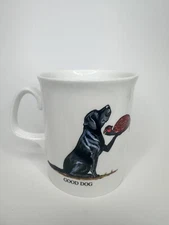 Bryn Parry Studios English Bone China Good Dog Bad Dog Coffee Tea Mug