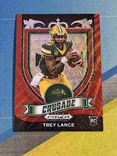 2021 Panini Prizm Draft Picks TREY LANCE Rookie Crusade #164 Red Wave Prizm