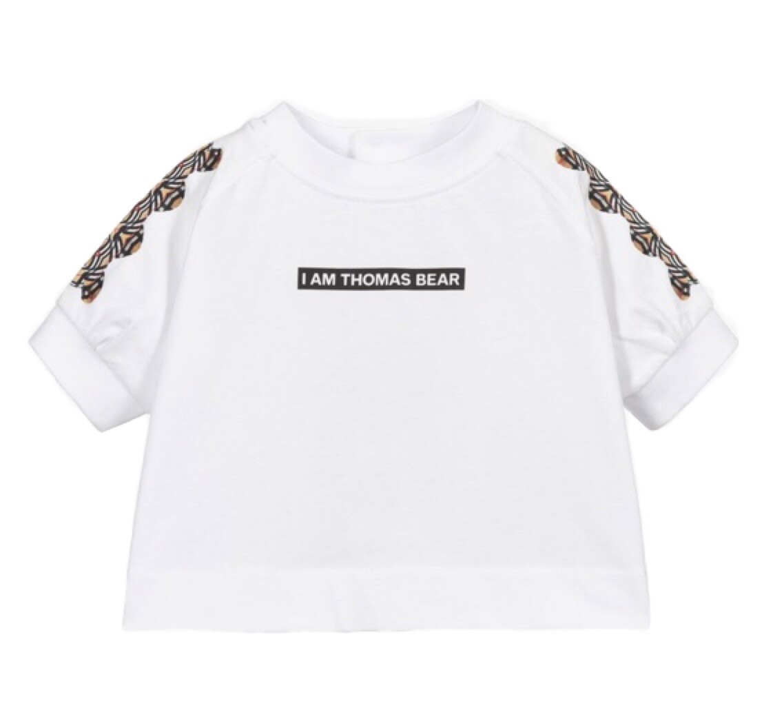 Burberry Kids T-shirt I Am Thomas Bear Year's £65 Brand New With