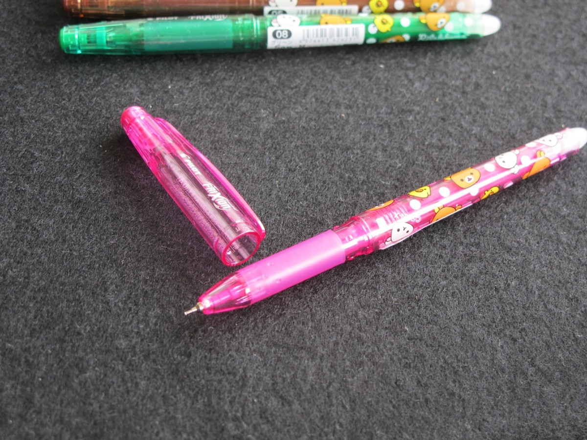 Rilakkuma FriXion Erasable Gel-Ink Ballpoint Pen 0.4mm 8 colors w