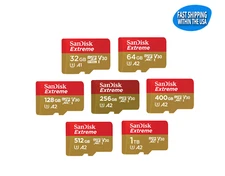 Sandisk MicroSD Extreme Memory Cards  Steam Deck Nintendo Switch New3DS XL lot