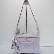 Bolso Bandolera Kipling Erica S Pequeño KI1998 Poliamida Lila Alegría Nuevo con Etiquetas 94