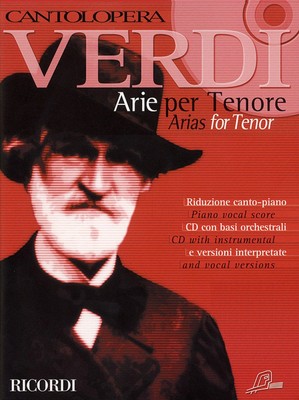 Cantolopera: Verdi Arias for Tenor Volume 1 Cantolopera Collection 050484018