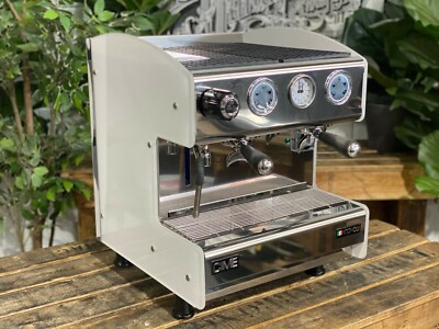 CIME CO-02 2 GROUP BRAND NEW WHITE ESPRESSO COFFEE MACHINE COMMERCIAL CAFE BARIS