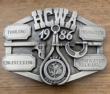 Hesston Corporation Workers Association belt buckle