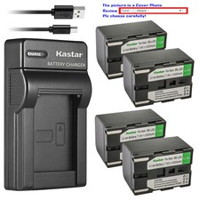 Kastar Battery Slim USB Charger for Samsung SB-L220 VP-D65 VP-D69 Camcorder