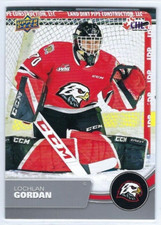 2021-22 Upper Deck CHL #218 Lochlan Gordan (goalie)