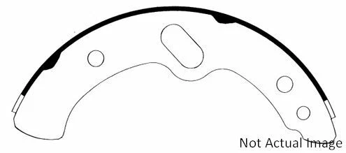 Передний сверхпрочный барабанный тормозной колодок Centric 1989 для 1988-1999 GMC W5500 - Изображение 3 из 4