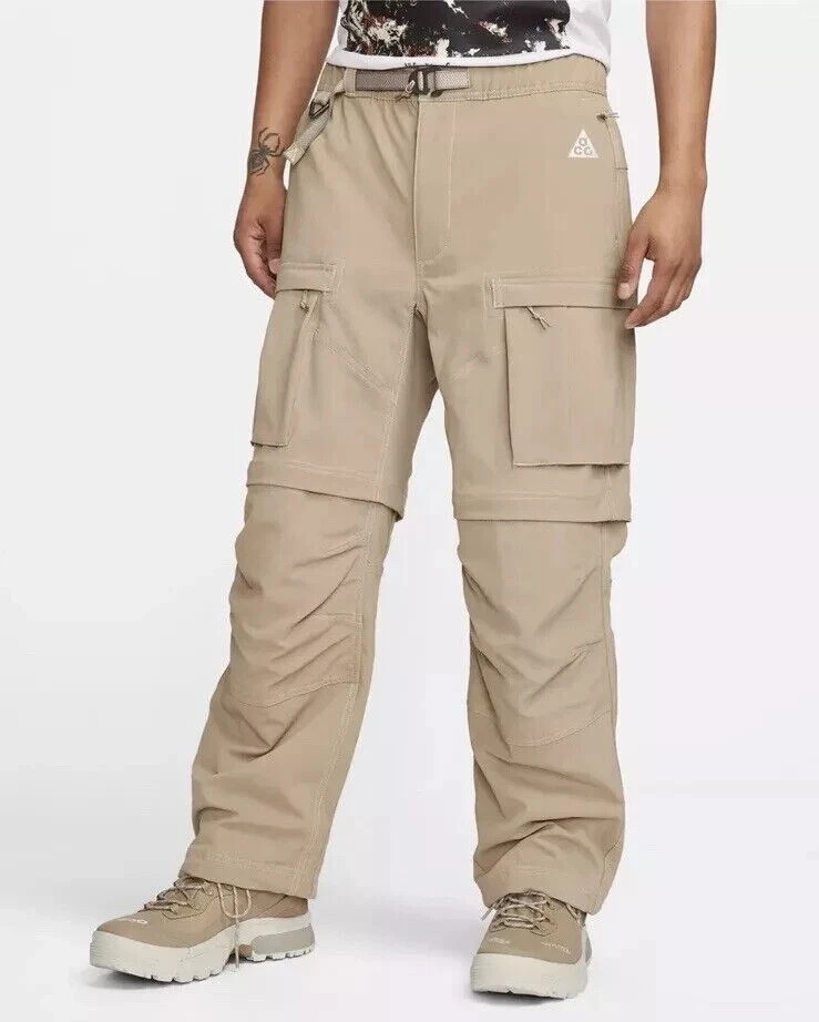 Nike ACG Smith Summit Convertible Cargo Pants Khaki FN0428-247 Men Size XL NEW