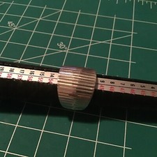 VTG Sterling Silver MEXICO TAXCO Fluted Ribbed Pointed Tapered Ring Size 6