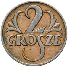 Poland-II RP-Polska coin-2 Grosze 1925-Warsaw-conservation!