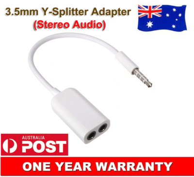 3.5mm Audio Y Splitter Cable Male to Dual Female For HTC 10 One X9 M9 M8s M8 M7