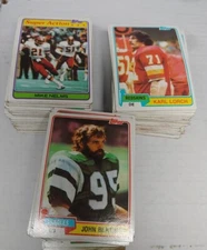 1981 topps football complete your base set #251-528 *PYC*