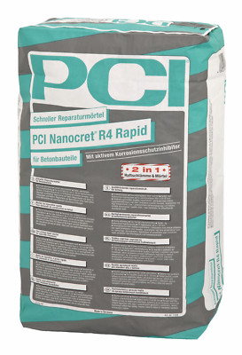 PCI Nanocret  R4 Rapid 25kg Schneller Reparaturmörtel für Betonbauteile 5 - 50mm