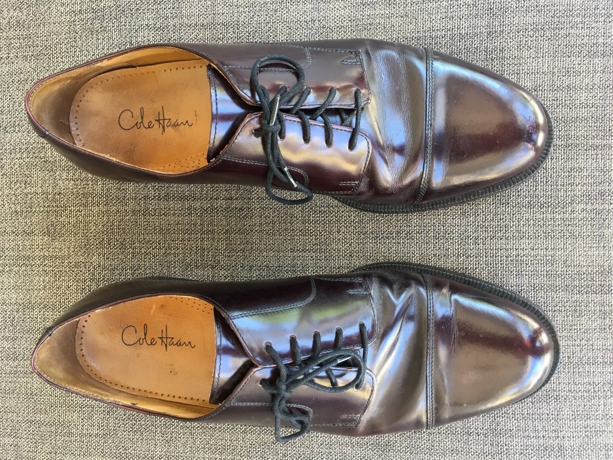 Cole Haan Mens Caldwell Shoes 08331 Size 11.5 D Burgundy 