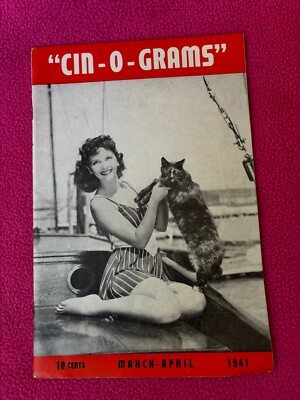 CIN-O-GRAMS cinema MOVIE film HOLLYWOOD magazine STARS female beauty PUSSY CAT