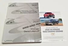 2020 CHEVROLET SILVERADO OWNERS MANUAL LTZ LT LS RST WT CUSTOM TRAILBOSS SSV ST 