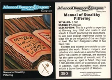 1991 TSR AD&D Gold Border Fantasy Art RPG Card 350 Dungeons & Dragons Magic Item