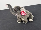 VTG 2000 Ty Beanie Babies Trumpet The Gray Elephant