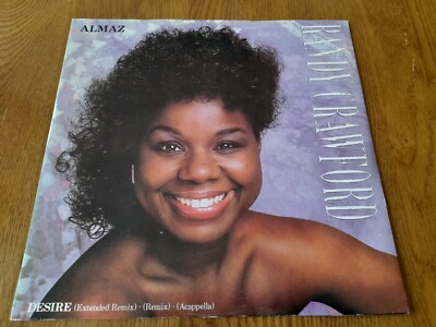 Randy Crawford Almaz Desire 12 Inch Single Play Tested Vinyl Vgc 1985 Wea...