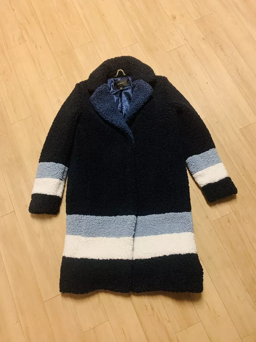 J crew hotsell colorblock teddy