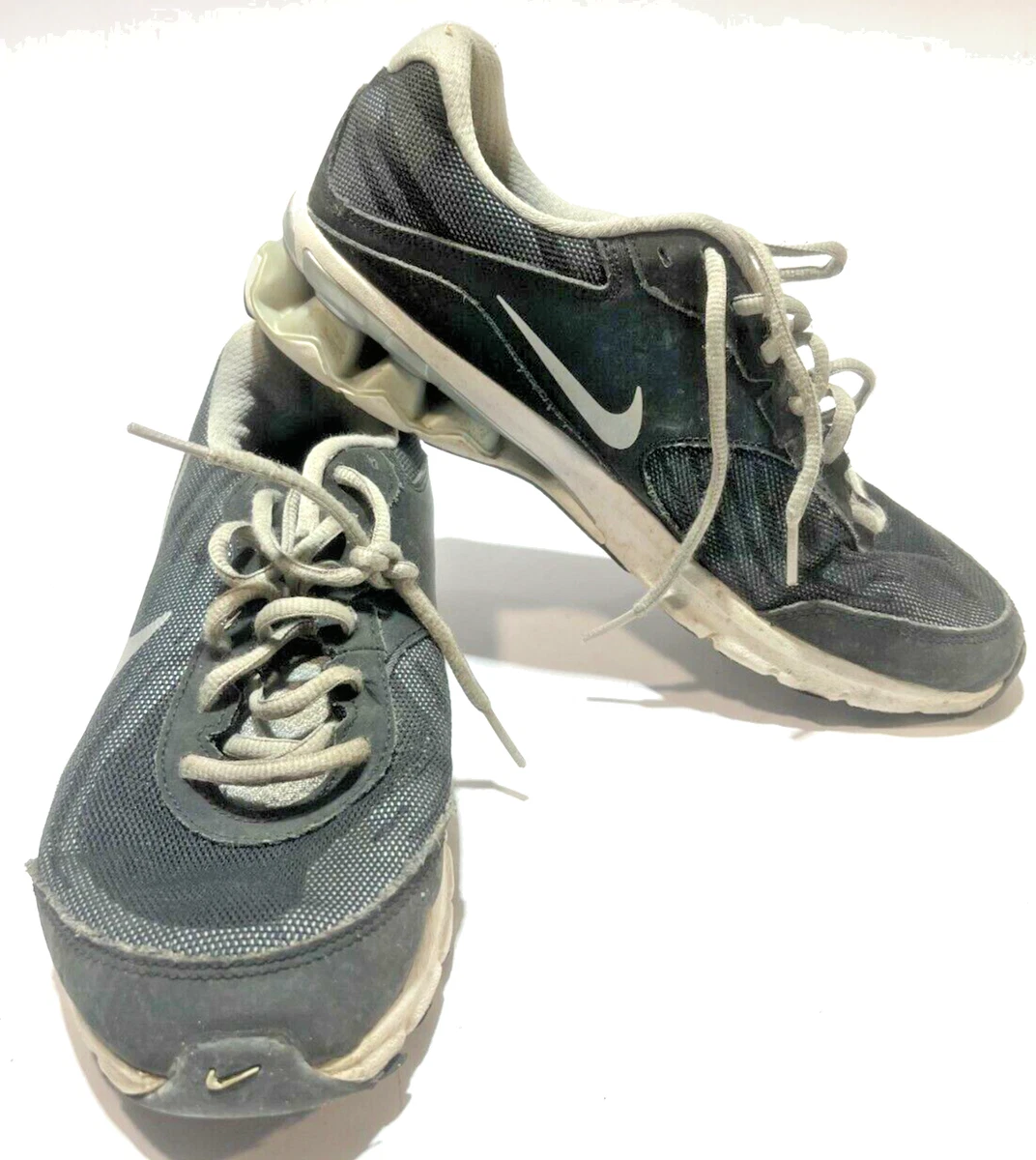 Nike Men s Reax Run 9 653617 002 Black Running Shoes Sneakers Size 8.5 eBay
