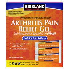 Kirkland Signature Arthritis Pain Relief Gel 1 , Topical, 5.29 Oz Each, 3 Tubes