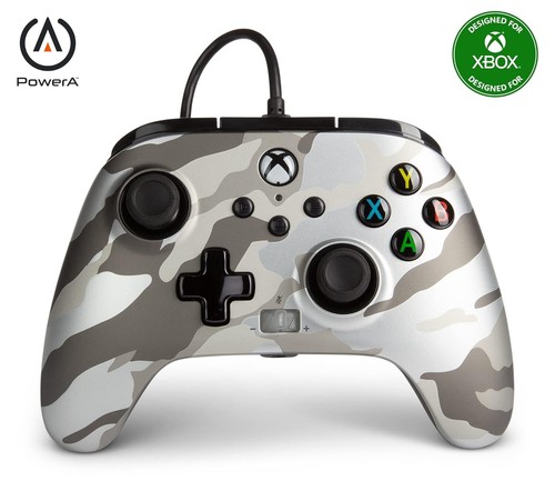 PowerA Enhanced Wired Controller *METALLIC ARCTIC CAMO* (XBOX One / Series X|S) - Picture 2 of 14